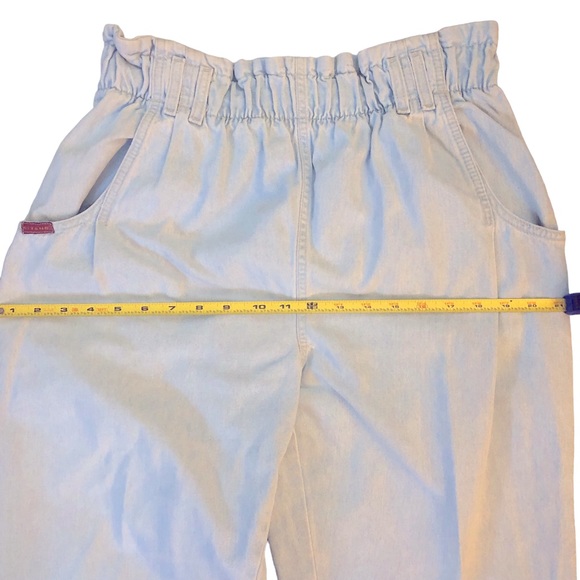 VTG Gitano jeans paper bag high waist straight leg front pockets 90’s Rare Find - Picture 12 of 12